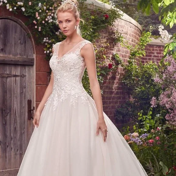 white christmas dresses Rebecca Ingram by Maggie Sottero Designs Dress 23RT080A01 main image 0